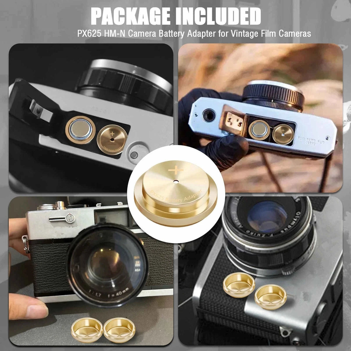 2Pcs MR-9 Adapter for PX625 - Compatible with Olympus 35, Canon F1