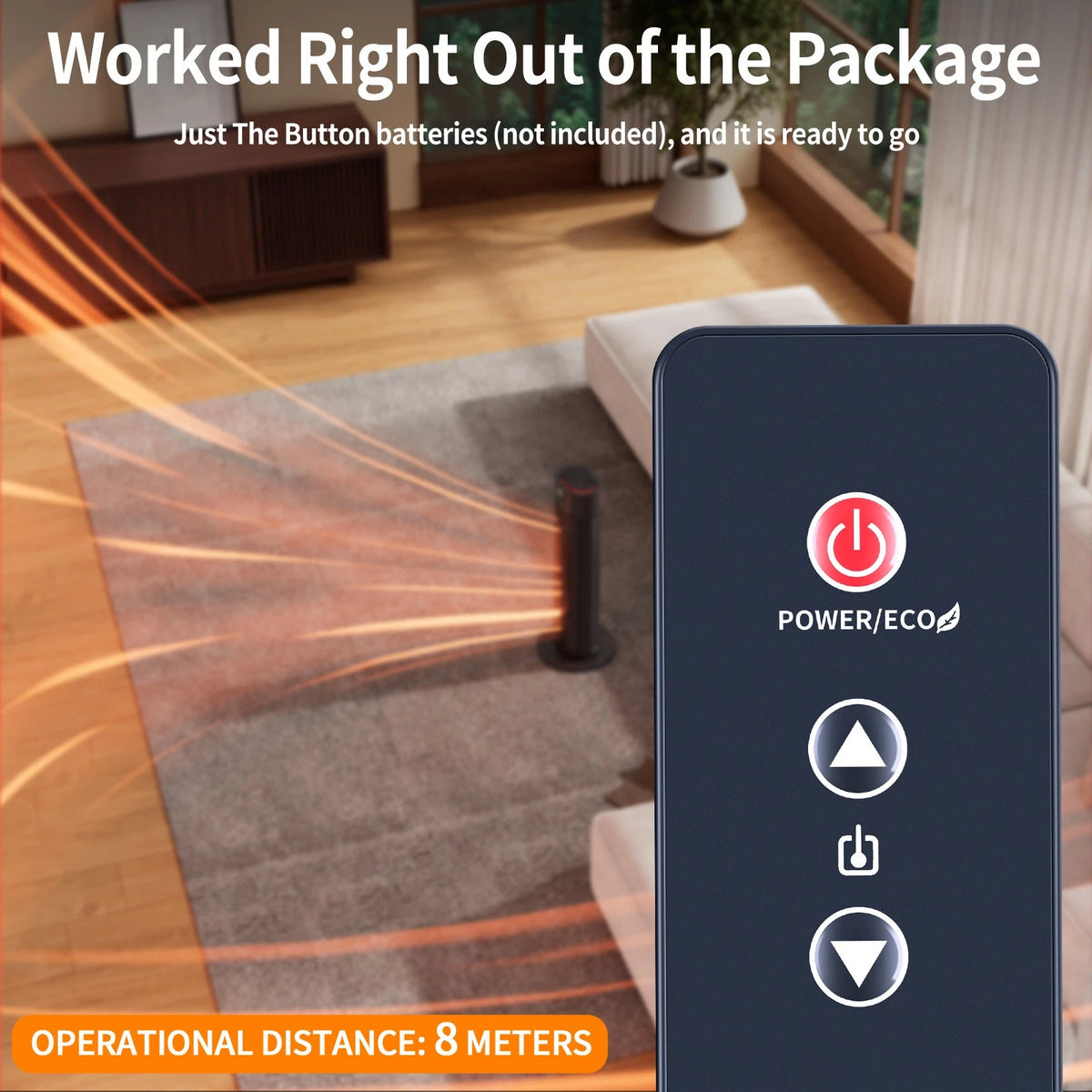 Remote Control For Amazon Basics Portable Space Heater DF1515 DF1501