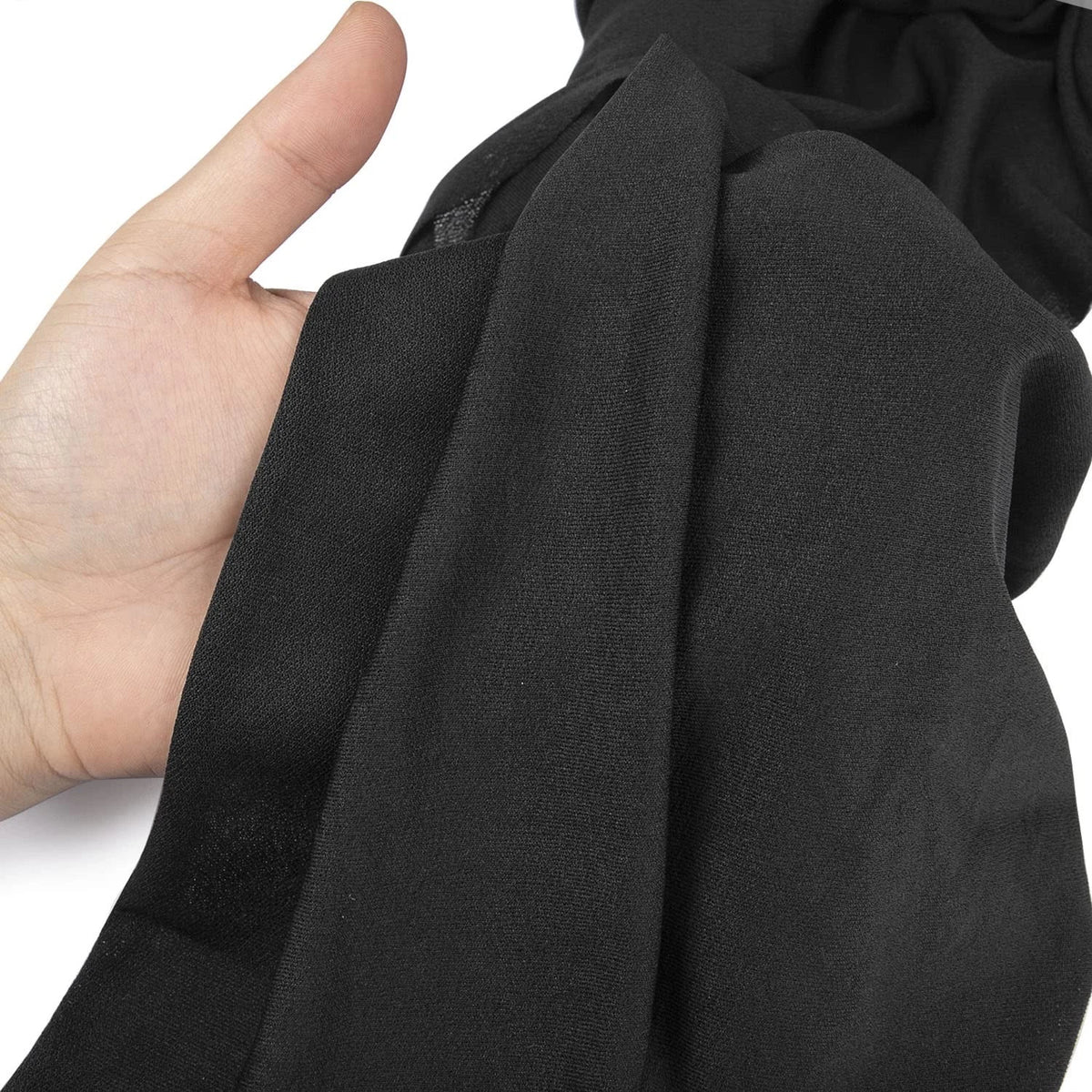 Facmogu Speaker Grill Cloth, 67"x20" 67" x 20" (170 x 50 cm), Black Tulle