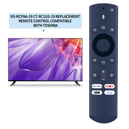 NS-RCFNA-19 CT-RC1US-19 Voice Remote Control For Insignia Toshiba TV Smart TV