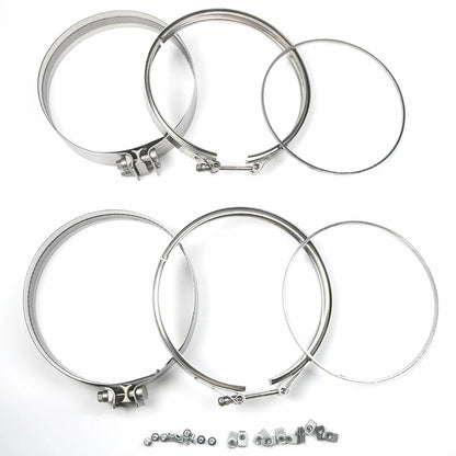 Filter Clamp & Gasket DETROIT DD13 DD15 A680950202 A6809950302 A6804910480