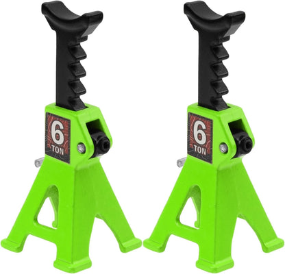 4Pcs ShareGoo 1/24 RC Scale Toy Decoration Metal Mini Jack Green