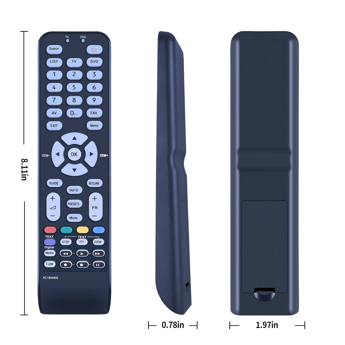 RC1994906 Remote Control For Thomson LCD TV 22E92NH22 26E92NH22 32E92NH22