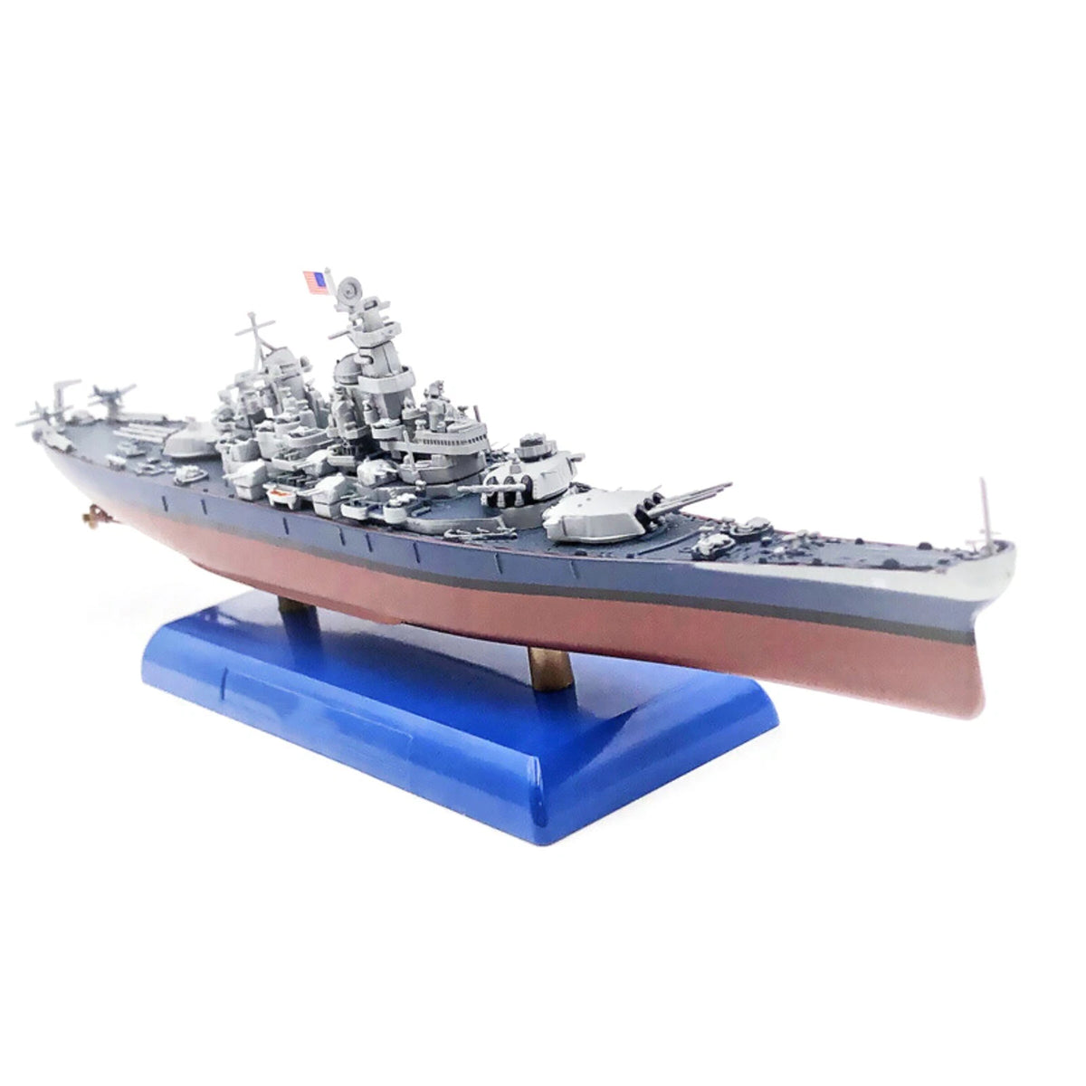 Alloy 1/1000 Scale WWII USS  Jersey BB-62 Battleship Model Gifts Collection