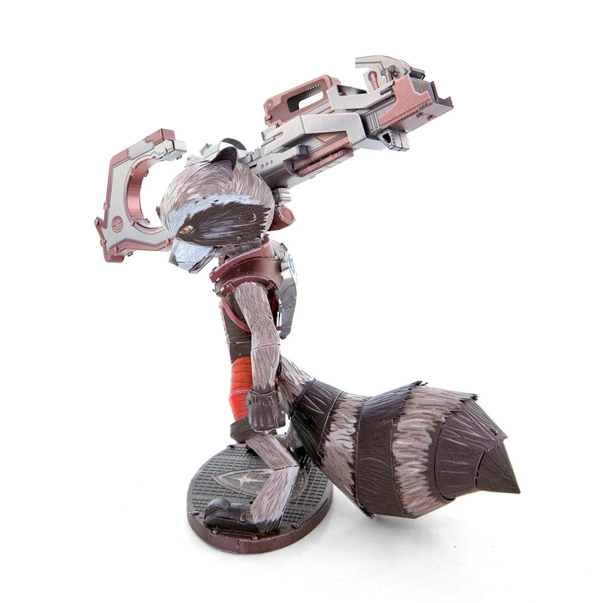 Metal Earth Guardians of The Galaxy Rocket 3.8 x 3.1 x inches, Multi