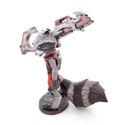 Metal Earth Guardians of The Galaxy Rocket 3.8 x 3.1 x inches, Multi