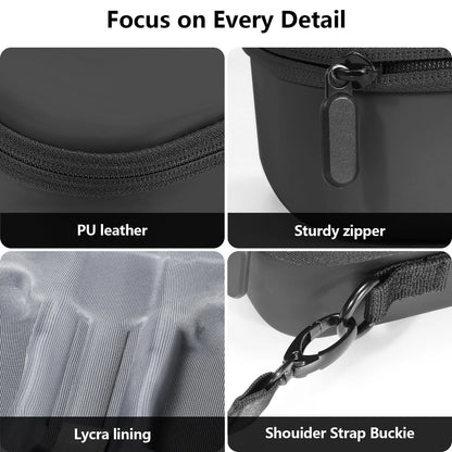 FPVtosky Carrying Case for DJI Neo 2 [CASE 8.3 x 7.1 x 3.1 inches, Black