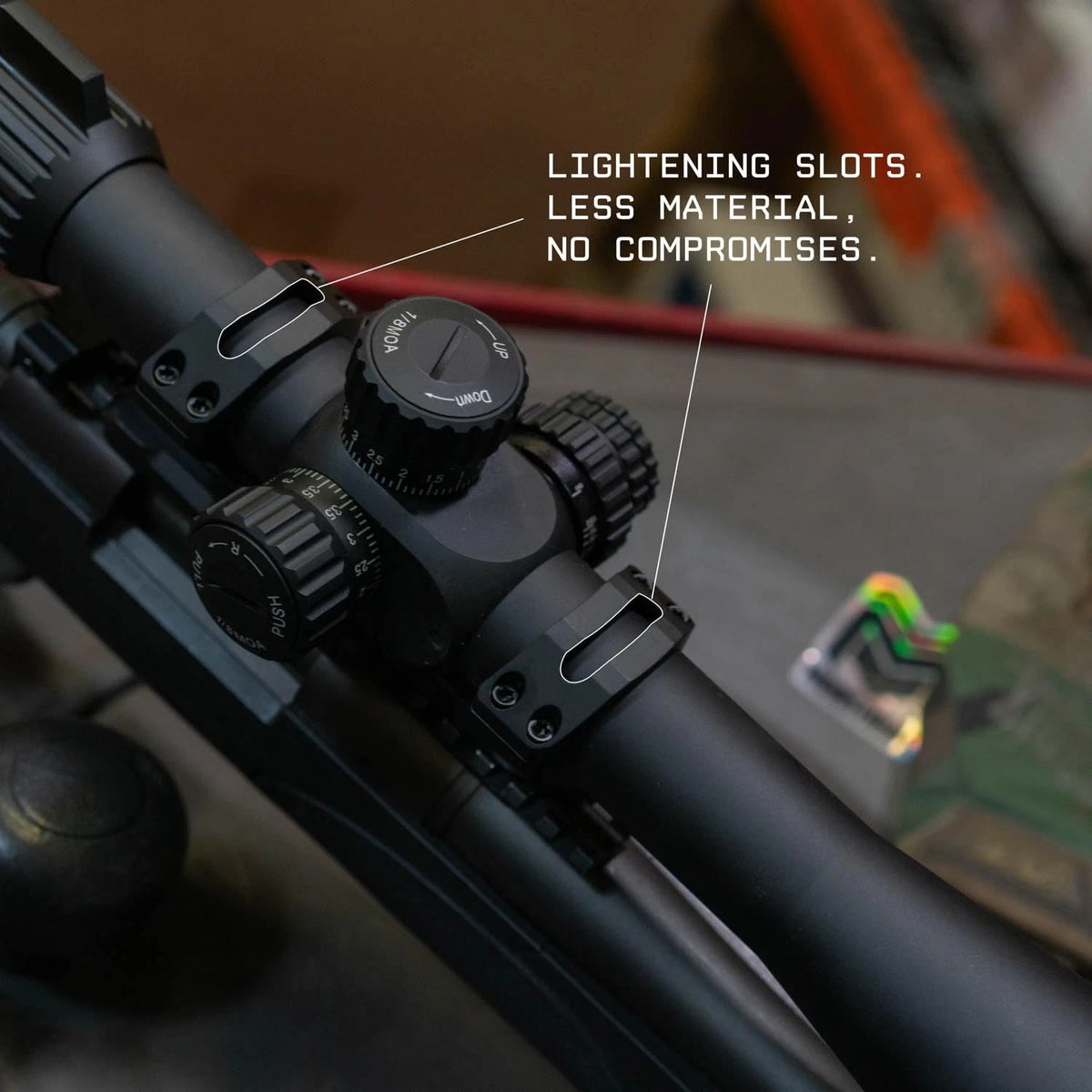 Monstrum Defcon Series Cantilever Scope Mount | 30 mm Diameter Black