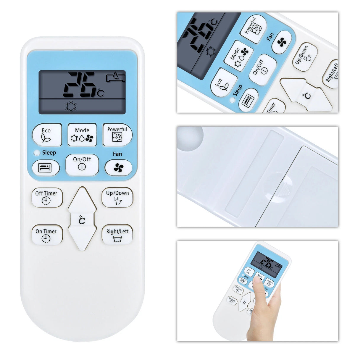Replacement Remote Control For Hitachi Air Conditioner RAS-DX10CSK