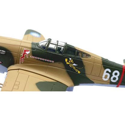 13.5cm Diecast Alloy 1/72 American P40 Fighter Aircraft Model Souvenir