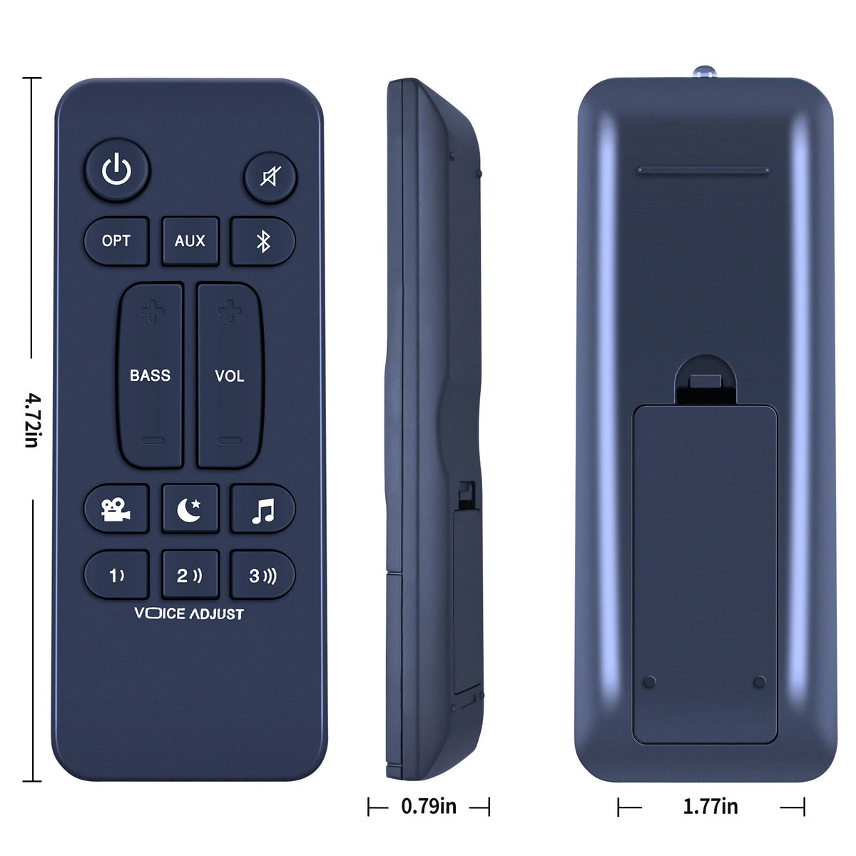 For Polk Audio Signa S2 Ultra-Slim TV Sound Bar Replacement Remote Control