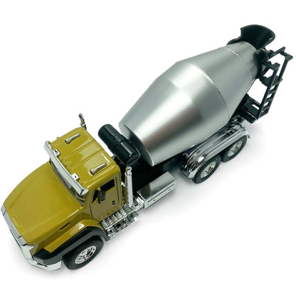 360° Rotatable Roller 1/50 Diecast Pull Back Alloy Mixer Truck Model Toy Gift