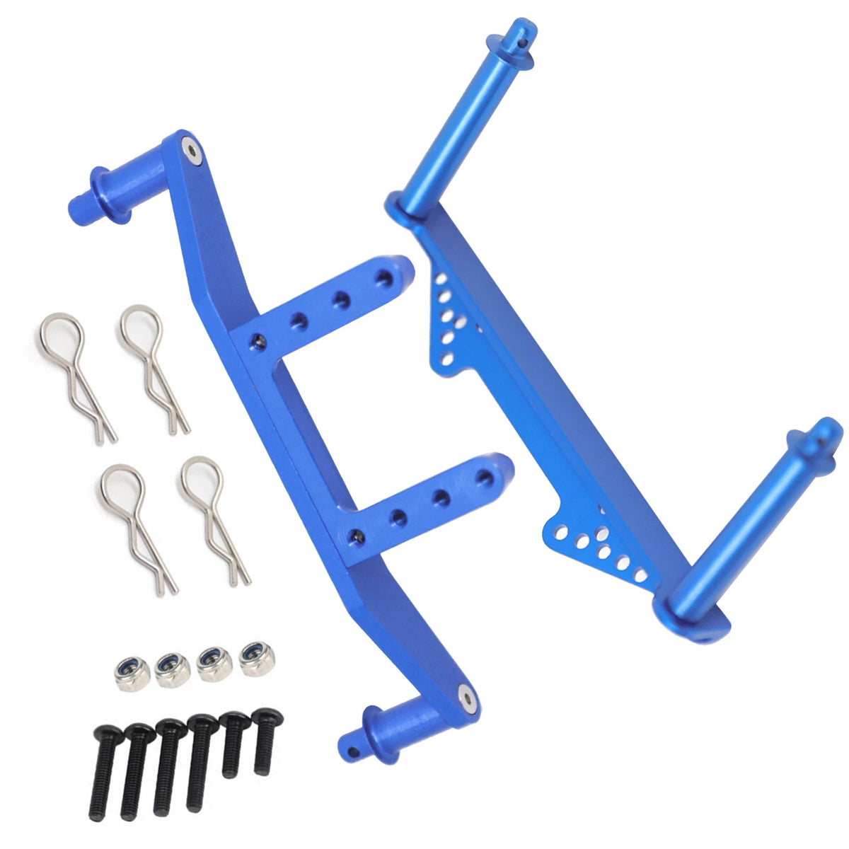 1/10 RC Car Aluminum Alloy Front & Rear Body Posts& Mounts For Traxxas Slash 2WD