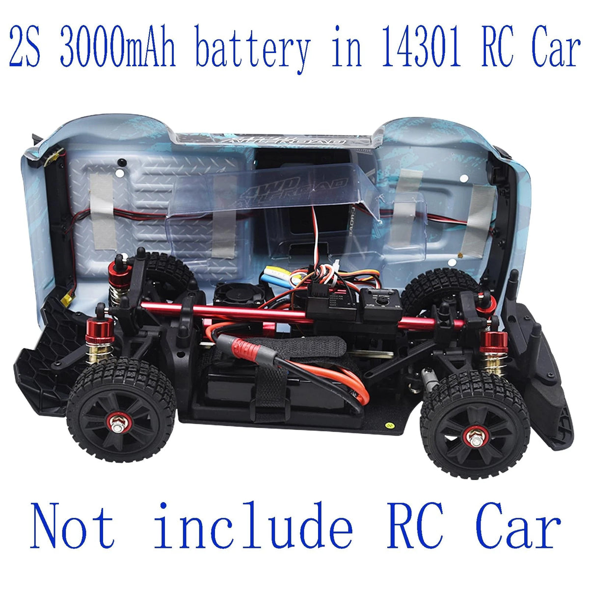 Blomiky 2 Pack 7.4V 2S 3000mAh Shorty T Plug Lipo Battery with XT60...