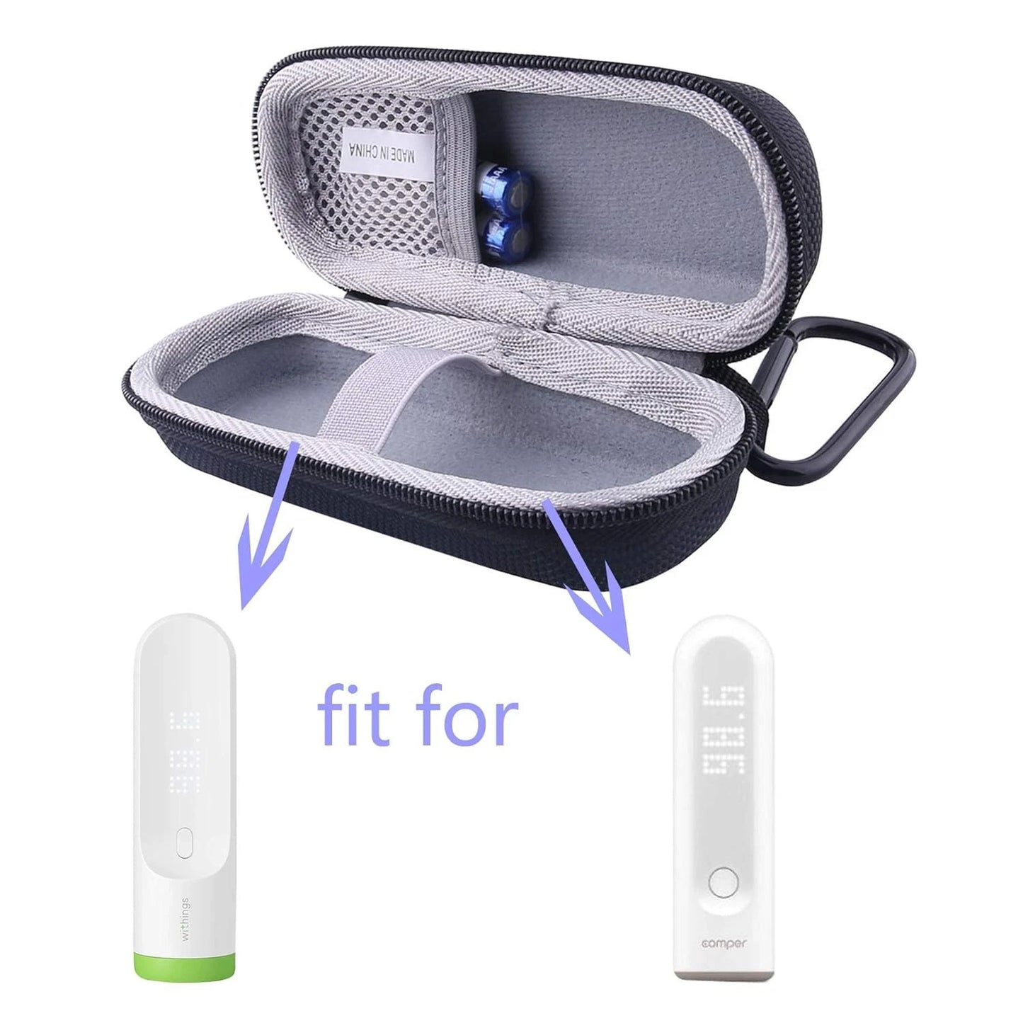 WERJIA Hard Carrying Case for Withings Thermo – Smart Temporal Thermometer...