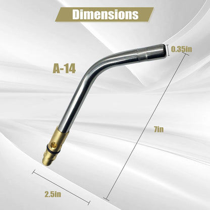 0386-0105 A-14 1/2" Torch Tips for G-4 or PLF-A5 Handles, Soft Solder 2 to...