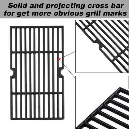 DGF510SBP Grill Grates Replacement 3pcs in total 16 1/4 x 29 5/8'', Black
