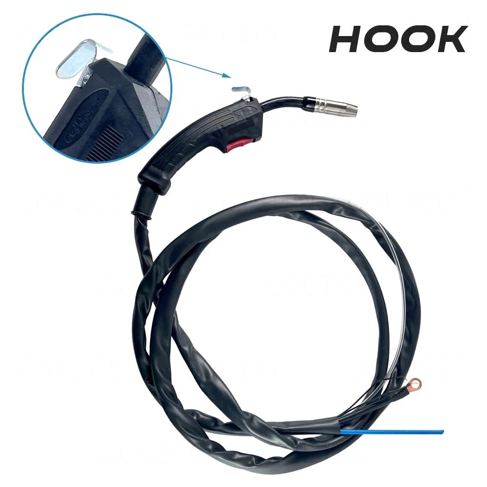 GOLICC 8ft 100A Chicago Electric Welder Welding Gun standard, Black