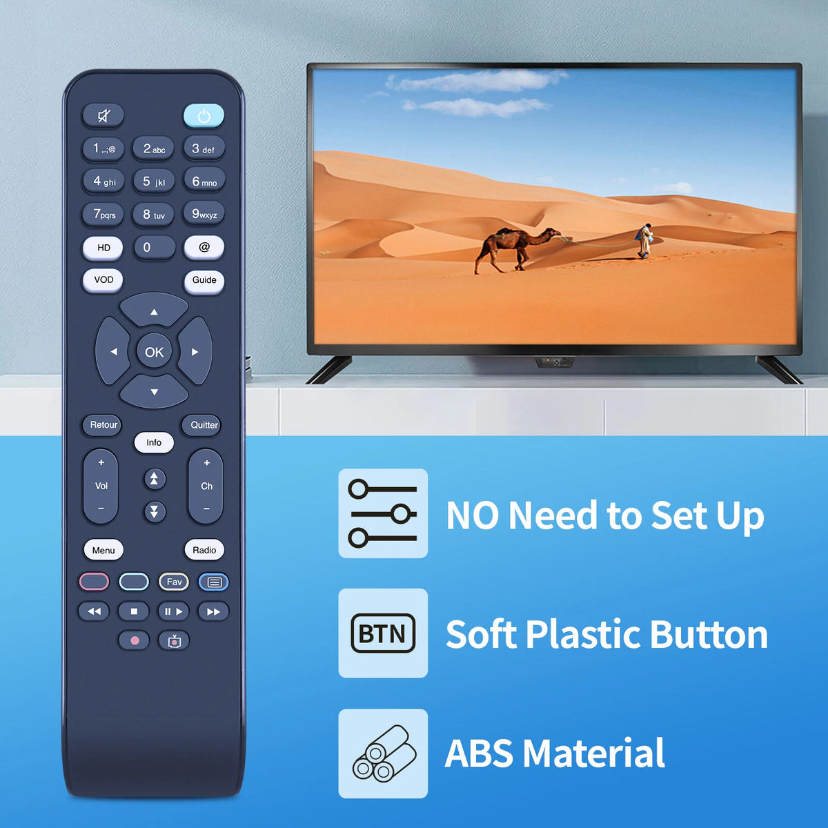 RC1994201/01 For Darty Replacement Remote Control
