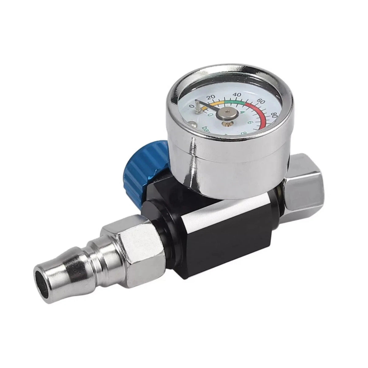 Durable 1/4" Air Pressure Regulator for Spray Gun with G1/4 Thread Connection
