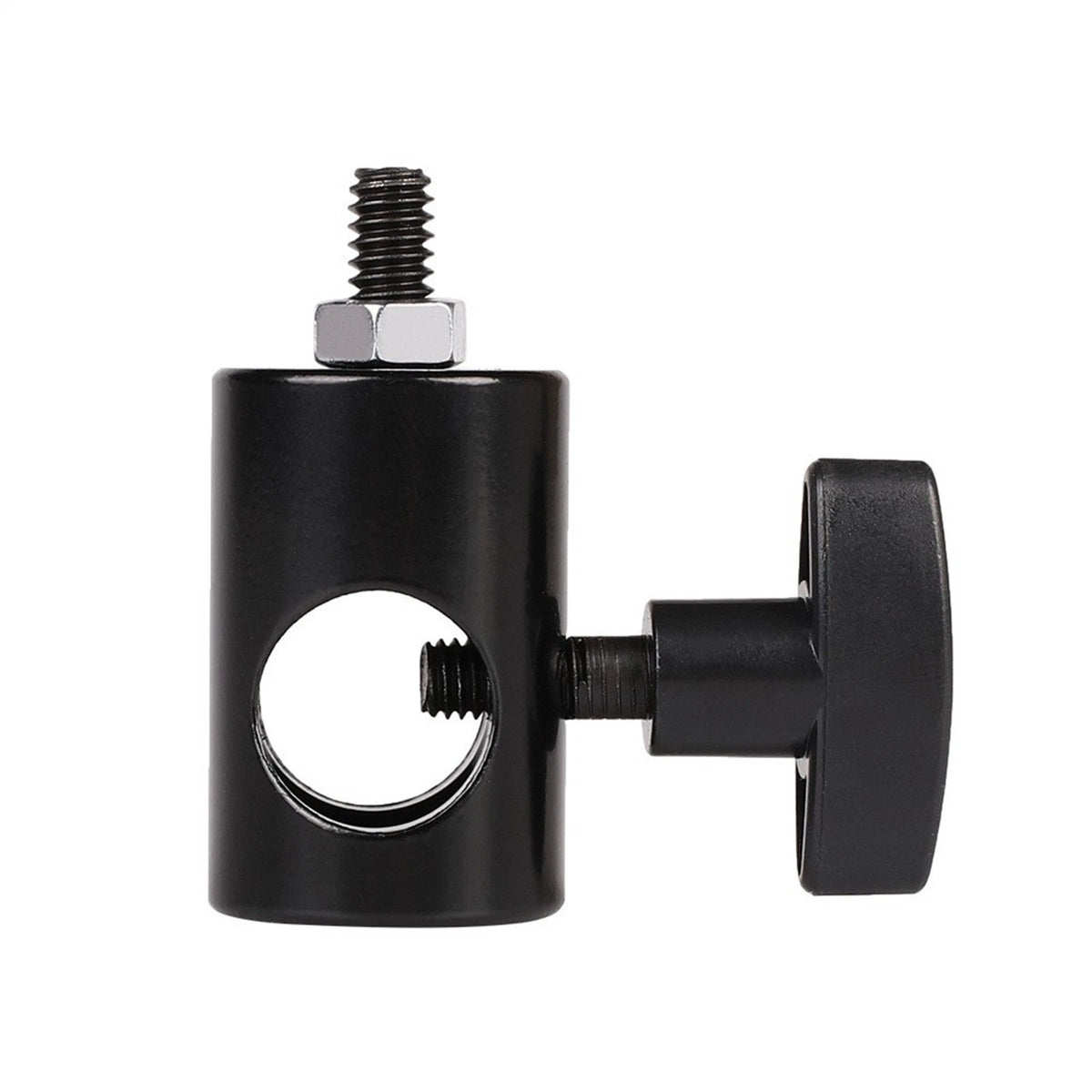 2Pcs SLR Cameras Photography Light 1/4" Screw Adapter Led Support Flash Tripod