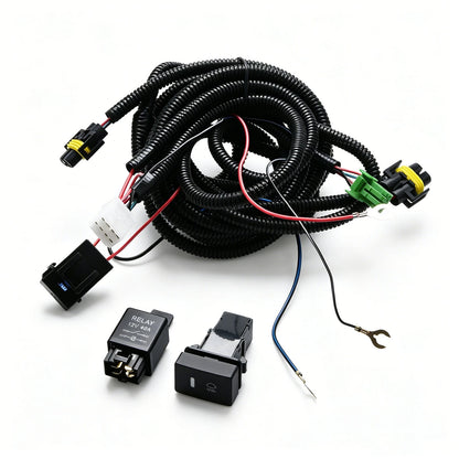 H11 Fog Light Wiring Harness Kit for Acura TL TSX RDX 12V 40A Relay LED Switch