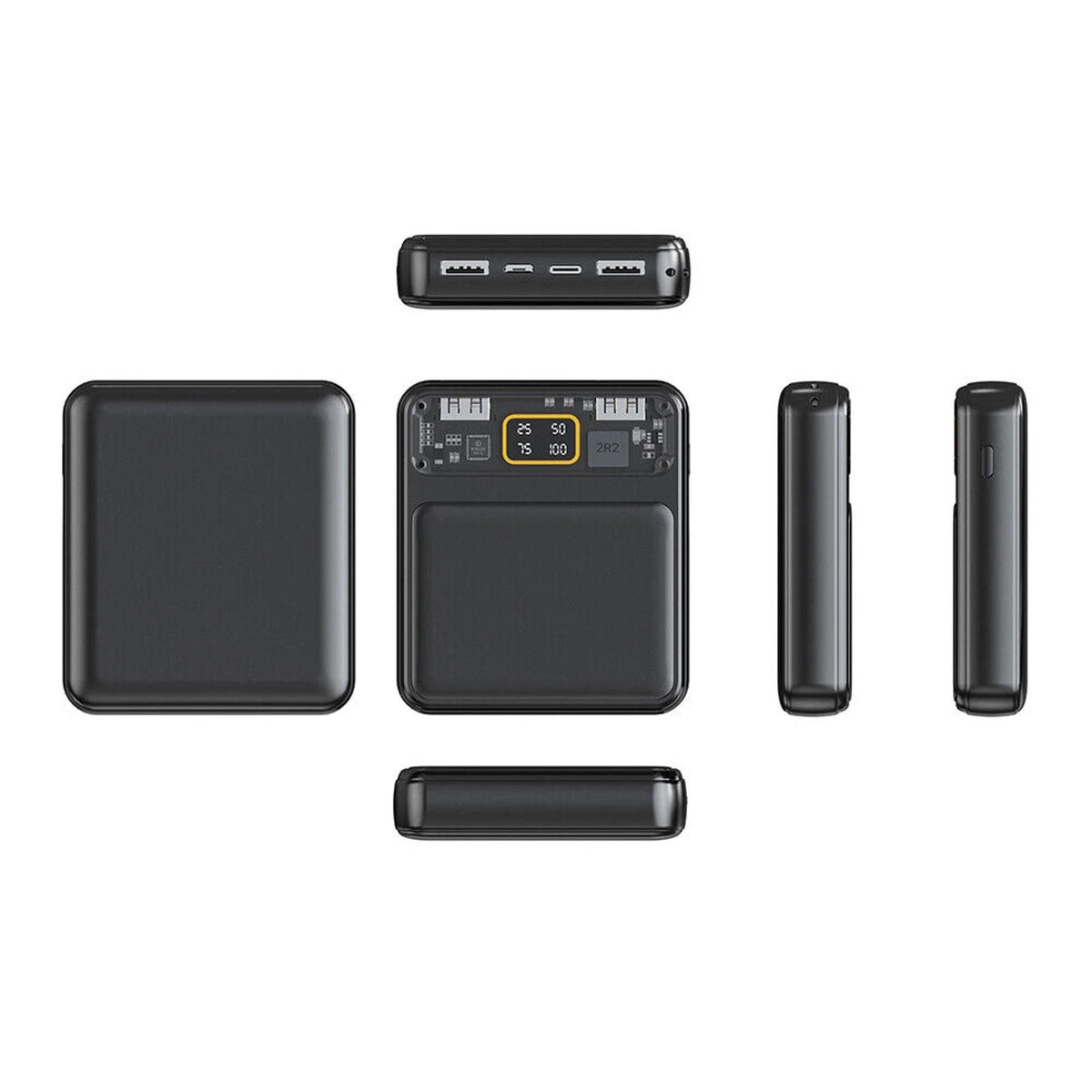 Dual USB 18650 Battery Power Bank Shell Storage Organize Charger Power Display