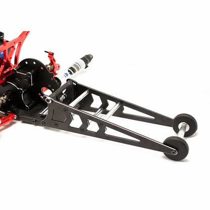 Replacement 1/10 RC Alloy Tail Wheel Head-up Wheelie Bar for Traxxas Slash 2WD