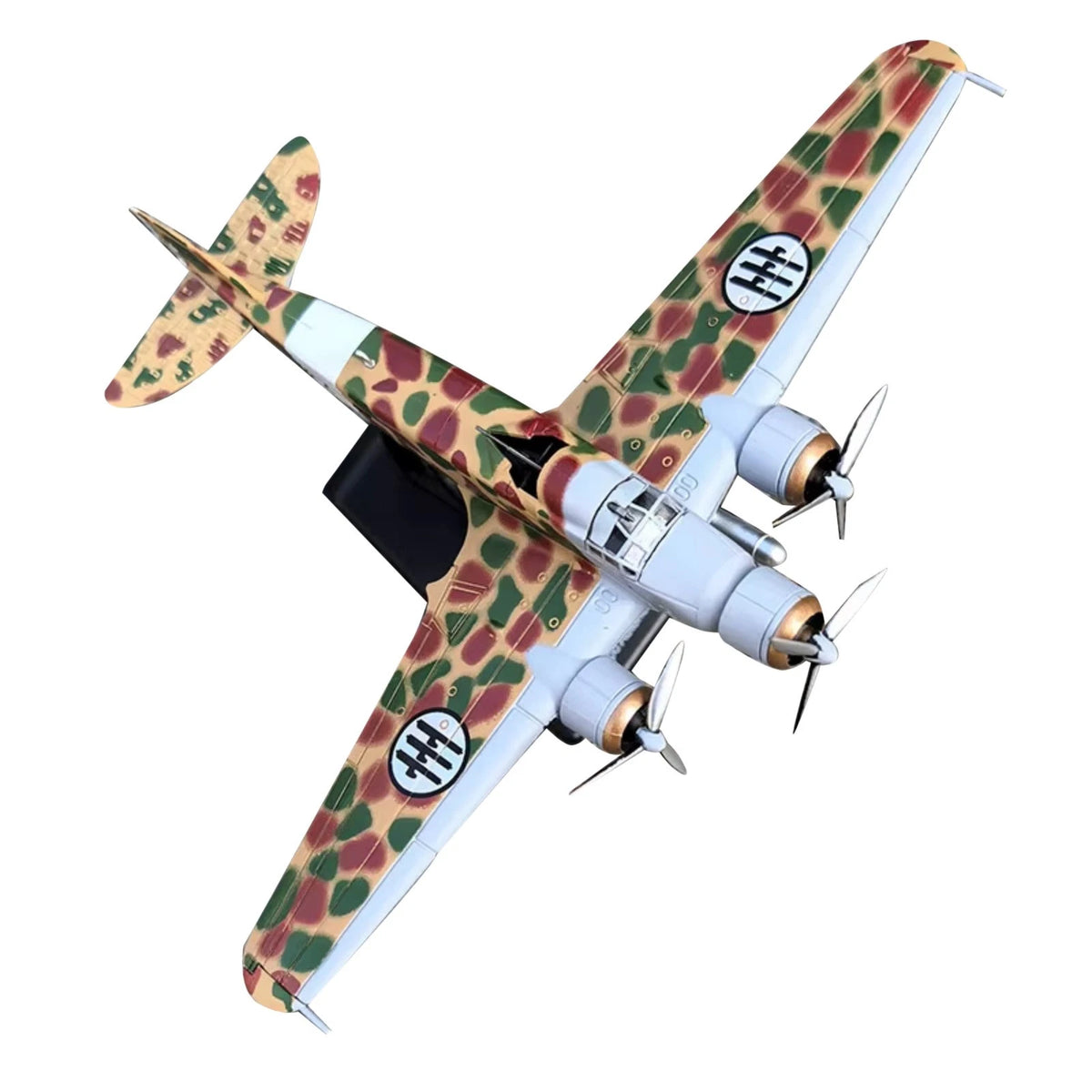 11cm Long 1/144 Scale Diecast SM.79 Sparviero Bomber Model Aircraft Toy
