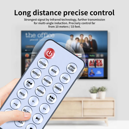 Replacement Remote Control For Akura Jukebox AJ-RD17009T