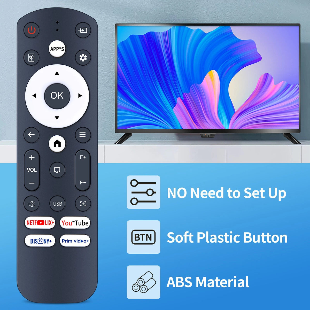 Replacement Remote Control For Voplls Q5 Projector