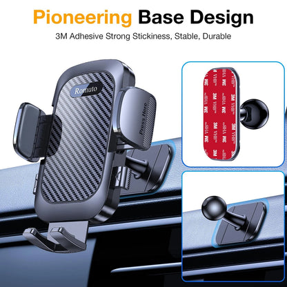 Phone Holders for Your Car Holder Mount【Super Suction】Cell Dark Black