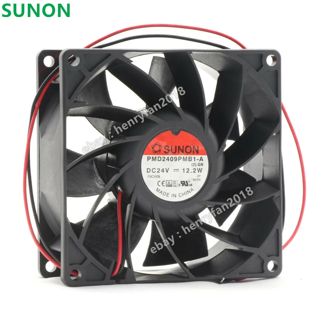 SUNON PMD2409PMB1-A DC 24V 0.51A 12.2W 92x92x38mm For Schneider ATV71 Drive Fan