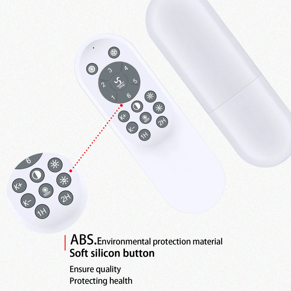 Replacement Remote Control For KINDLOV Modern Ceiling Fan Lights Clf233