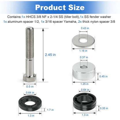 HO5090 Hydraulic Steering Cylinder Spacer Kit  For HC5345-3 HC5348-3 HC5358-3