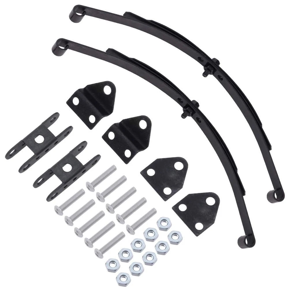 Hobbypark Stiff Leaf Spring Suspension Steel Bar Kit for 1/10 RC Rock Black