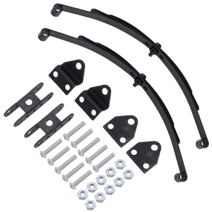 Hobbypark Stiff Leaf Spring Suspension Steel Bar Kit for 1/10 RC Rock Black
