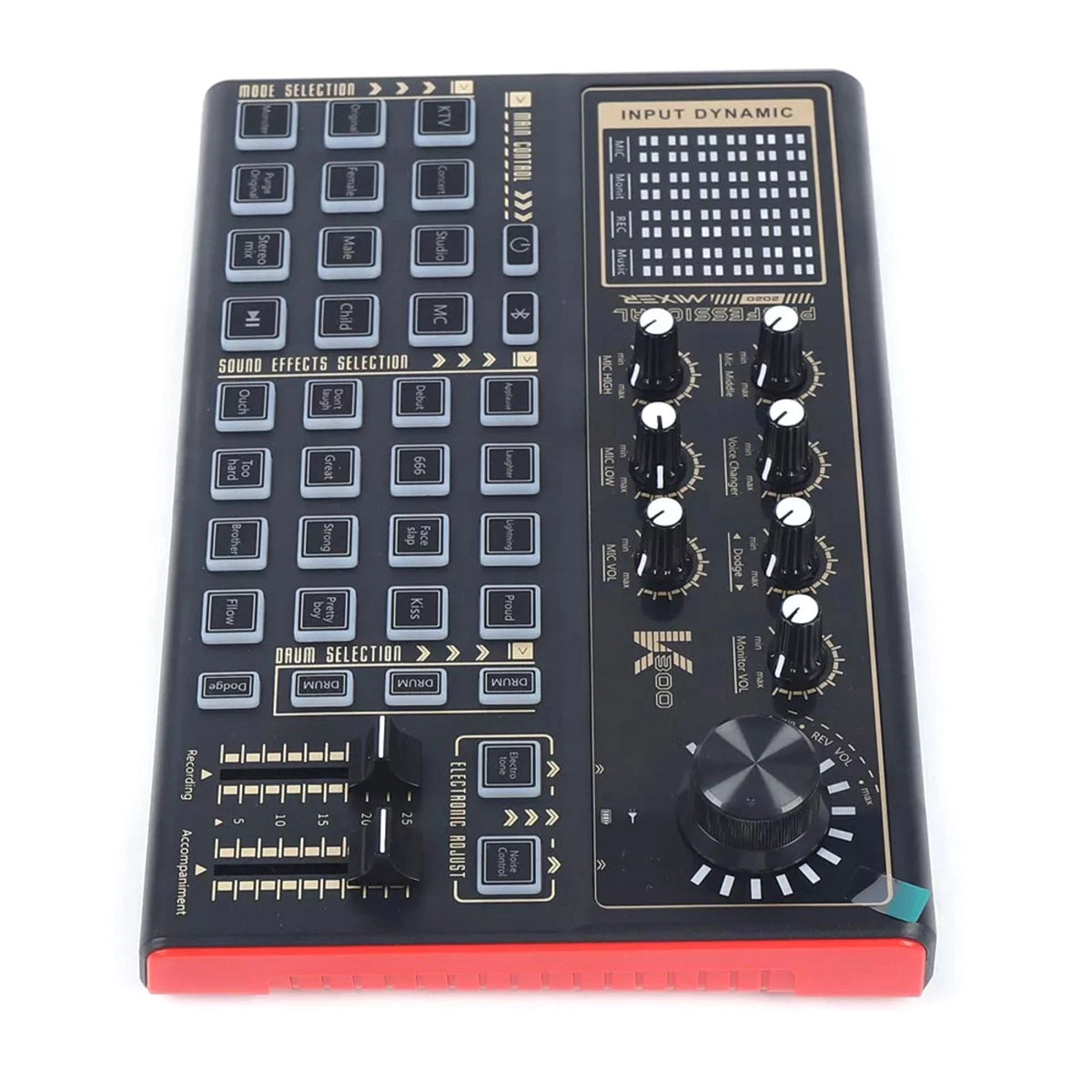 1set K300 Sound Card High Quality Recording Equipment For Live Broadcasts