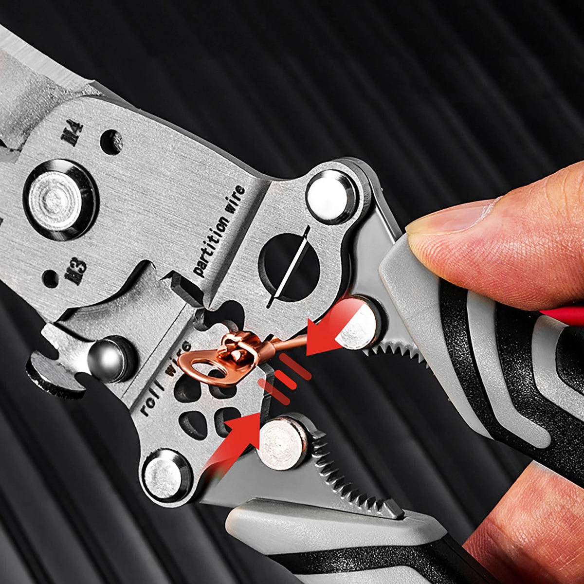 18 in 1 Foldable Wire Stripper Multifunctional Professional Wire Stripper