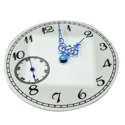 37mm Watch Dial Face+ Blue Watch Hands Kit for ETA 6497 ST3600 Movement A
