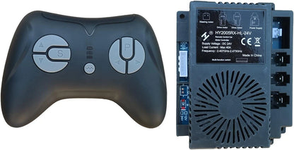 HY2005RX-HL-24V 2.4G Black Remote Control and Receiver, for Kids Ride On...