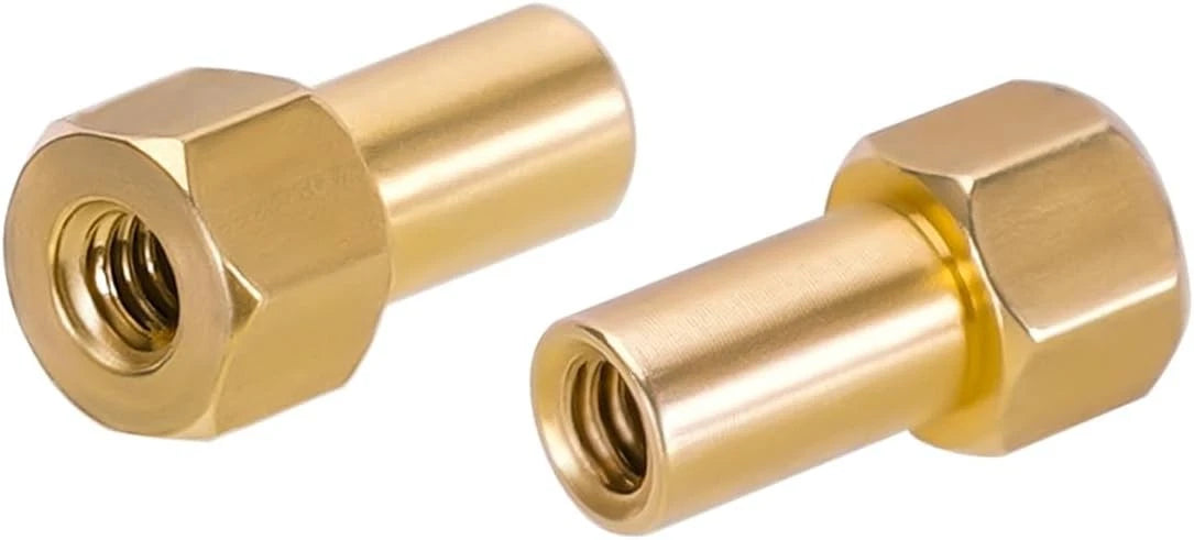 INJORA RC Brass Extended Hex Wheel Hubs for 1/24 Crawler Car Axial AX24...