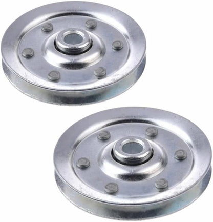 3 inch Garage Door Pulley, Heavy Duty Cable Wheels Silver