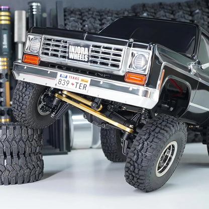 INJORA Brass Steering Links for FMS FCX24 Power Wagon Mud Racer 1/24 Upgrade...