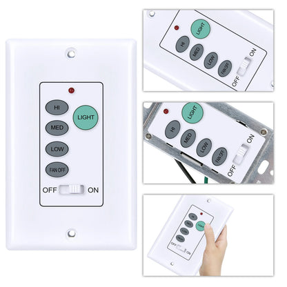 Universal Ceiling Fan Wall Control 3 Speed Wall Mounted Fan Control UC-9050T
