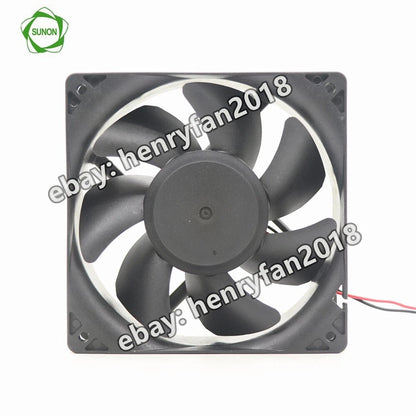 SUNON PMD2412PMB1-A DC 24V 18.2W 120x120x38MM 2-Wires Inverter Cooling Fan