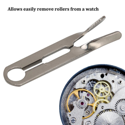 Professional Steel Watch Roller Remover Plier with Storage Box Watchmaker Tool