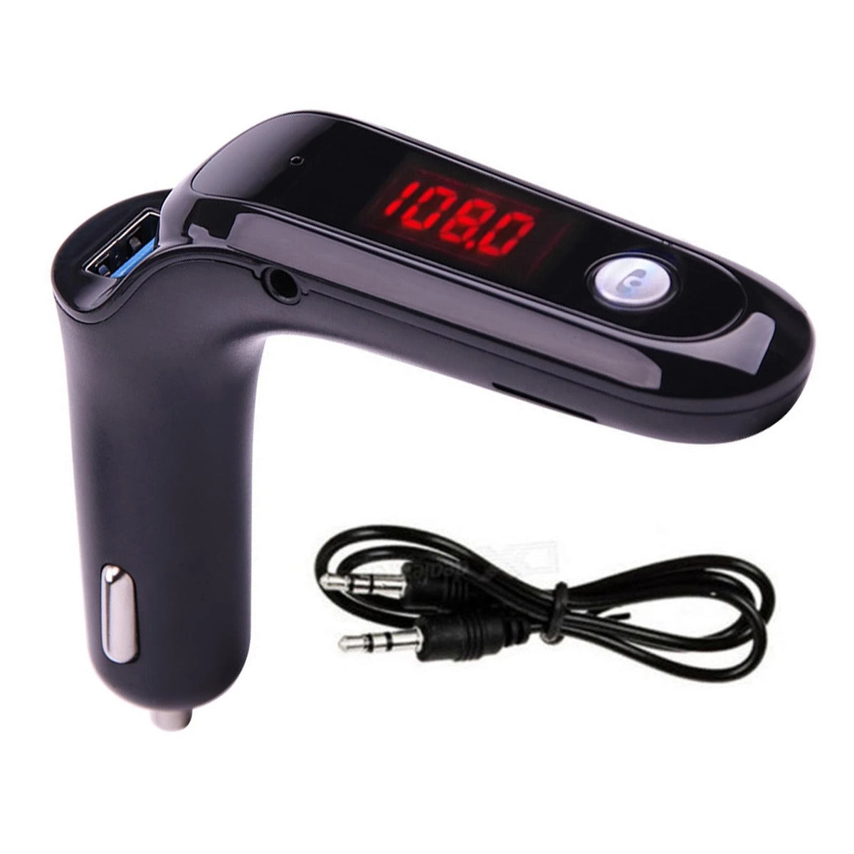 5V/2.5A USB Car MP3 WPA FLV WAV Player FM Transmitter Fast Charger Adapter Dock