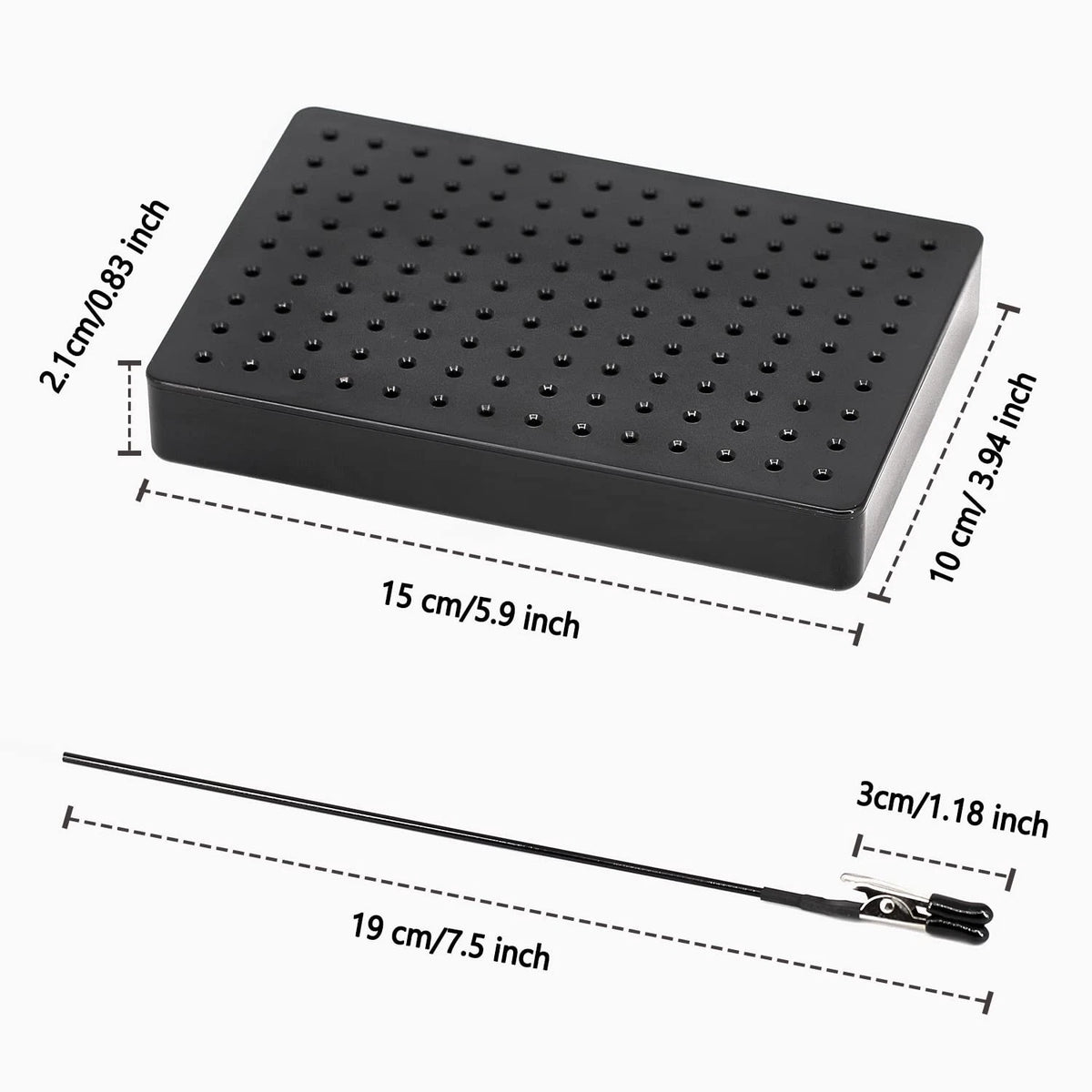Yocoolfun Model Painting Stand Base Holder and 12PCS Bendable 1 Piece