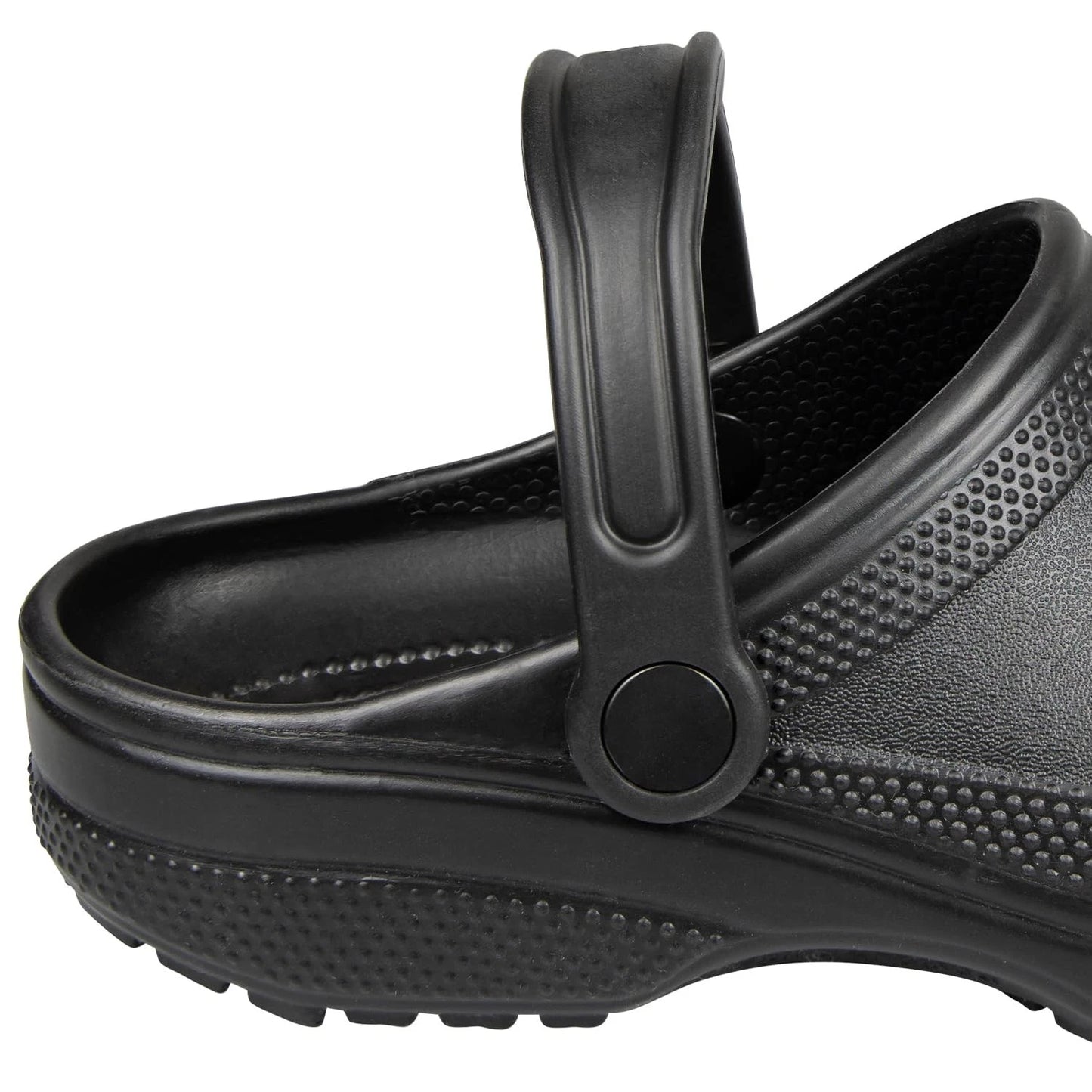 SOPROM Replacement Rivets with Heel Straps for Croc 7 Women/Men 5, Black